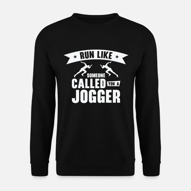 Jogger Läufer Marathon Joggen Langlauf - Unisex Pullover - Schwarz