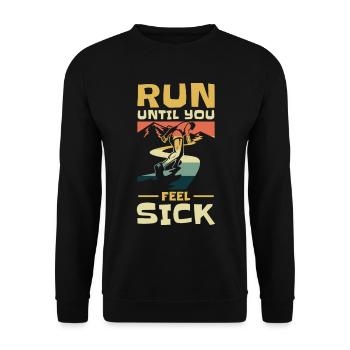 Jogger Runner Marathon Jogging Ski de fond - Sweat-shirt Unisexe - noir - Devant - Alina (178cm) & Michal (187cm)