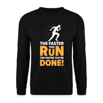 Jogger Runner Marathon Jogging Ski de fond - Sweat-shirt Unisexe - noir - Devant - Alina (178cm) & Michal (187cm)