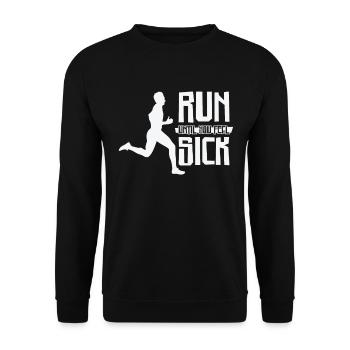 Jogger Runner Marathon Jogging Ski de fond - Sweat-shirt Unisexe - noir - Devant - Alina (178cm) & Michal (187cm)