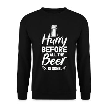 Jogger Runner Marathon Jogging Ski de fond - Sweat-shirt Unisexe - noir - Devant - Alina (178cm) & Michal (187cm)