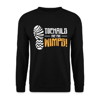 Jogger Runner Marathon Jogging Ski de fond - Sweat-shirt Unisexe - noir - Devant - Alina (178cm) & Michal (187cm)