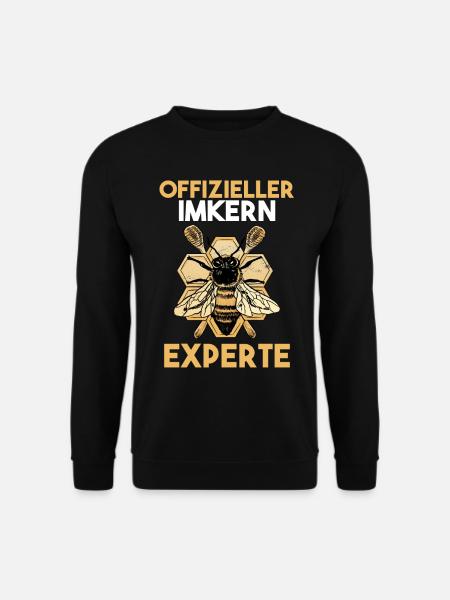 Biene Bienen Imkerei Honig Imker - Unisex Pullover - Schwarz