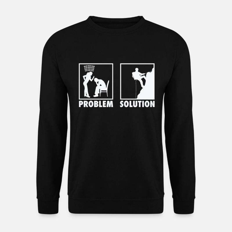 Déclaration de l’alpiniste - Sweat-shirt Unisexe - noir