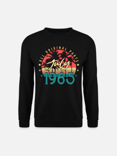 1965 Juillet Alles Original - Sweat-shirt Unisexe - noir