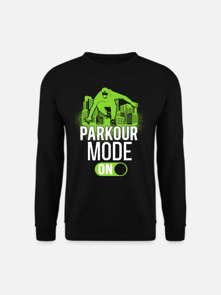Parkour Free Running Traceur - Unisex Sweatshirt - black