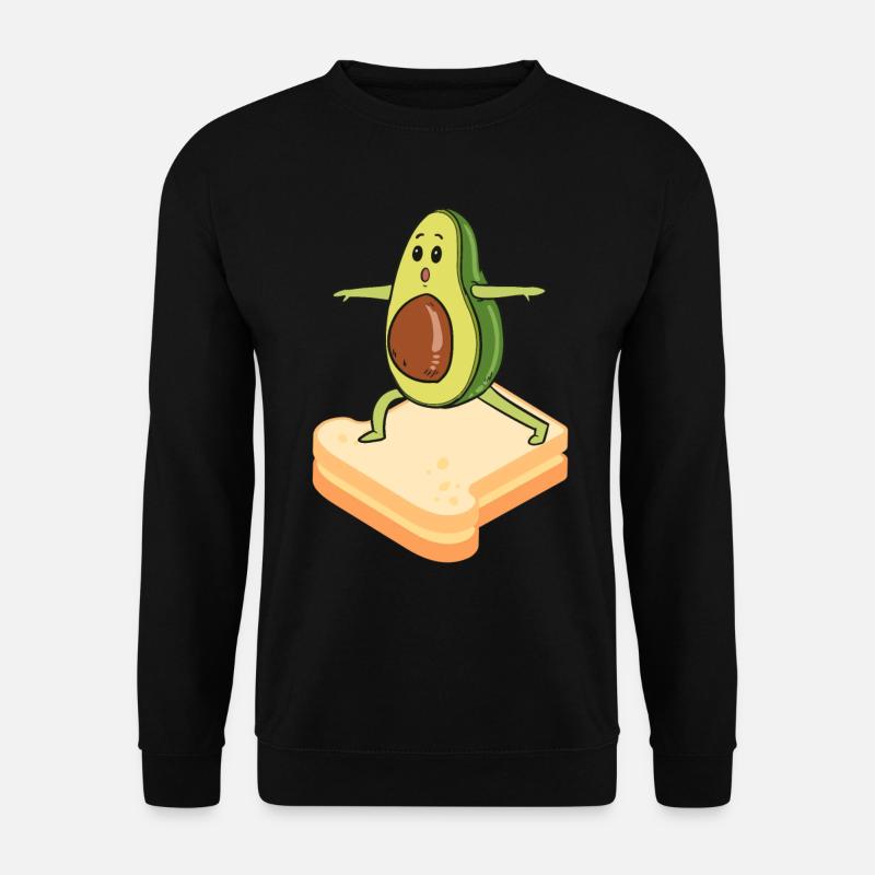 Avocado Toast - Unisex Pullover - Schwarz