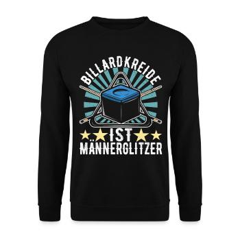Pool Billard - Unisex Pullover - Schwarz - Vorne - Alina (178cm) & Michal (187cm)