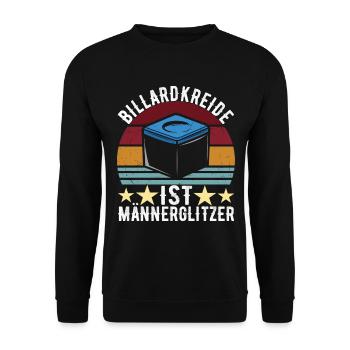 Pool Billard - Unisex Pullover - Schwarz - Vorne - Alina (178cm) & Michal (187cm)
