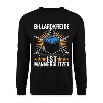Pool Billard - Unisex Pullover - Schwarz - Vorne - Alina (178cm) & Michal (187cm)