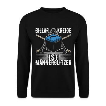 Pool Billard - Unisex Pullover - Schwarz - Vorne - Alina (178cm) & Michal (187cm)