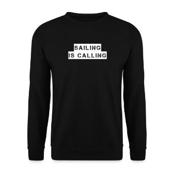 Voile - la voile appelle - Sweat-shirt Unisexe - noir - Devant - Alina (178cm) & Michal (187cm)