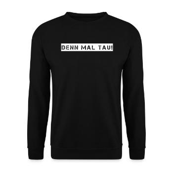 Segeln - denn mal tau - Unisex Pullover - Schwarz - Vorne - Alina (178cm) & Michal (187cm)