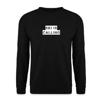 Ski - Ski c’est appeler - Sweat-shirt Unisexe - noir - Devant - Alina (178cm) & Michal (187cm)