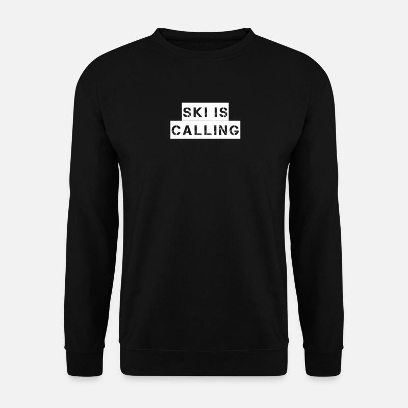 Ski - Ski c’est appeler - Sweat-shirt Unisexe - noir