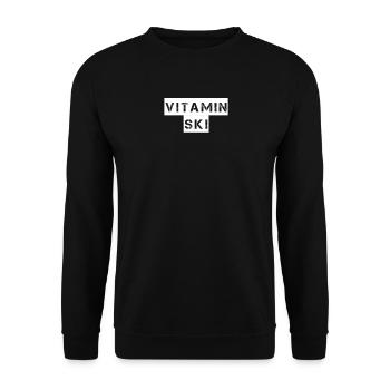 Ski - Vitamin Ski - Unisex Sweatshirt - black - Front - Alina (178cm) & Michal (187cm)