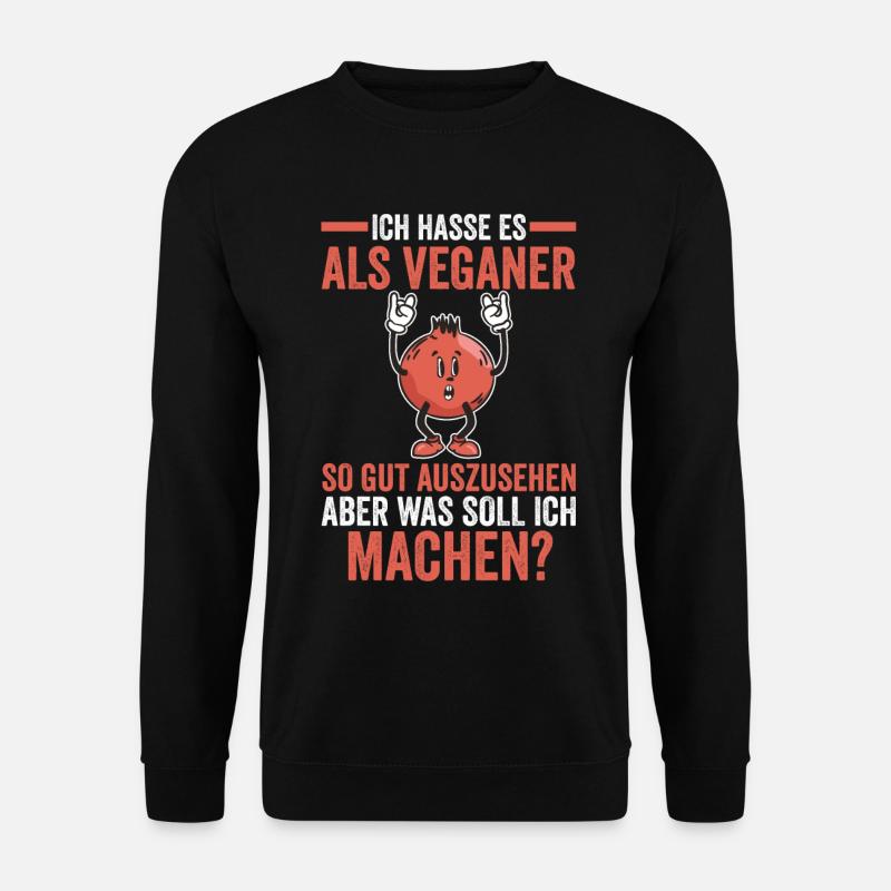 Veganer Vegan - Unisex Pullover - Schwarz