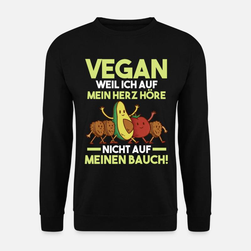 Veganer Vegan - Unisex Pullover - Schwarz