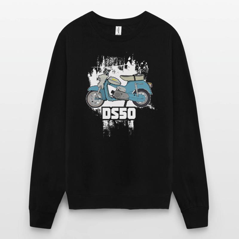 DS50 / Schwalbenfahrer / Ostalgie / Mofa Oldtimer Sweat-shirt Unisexe