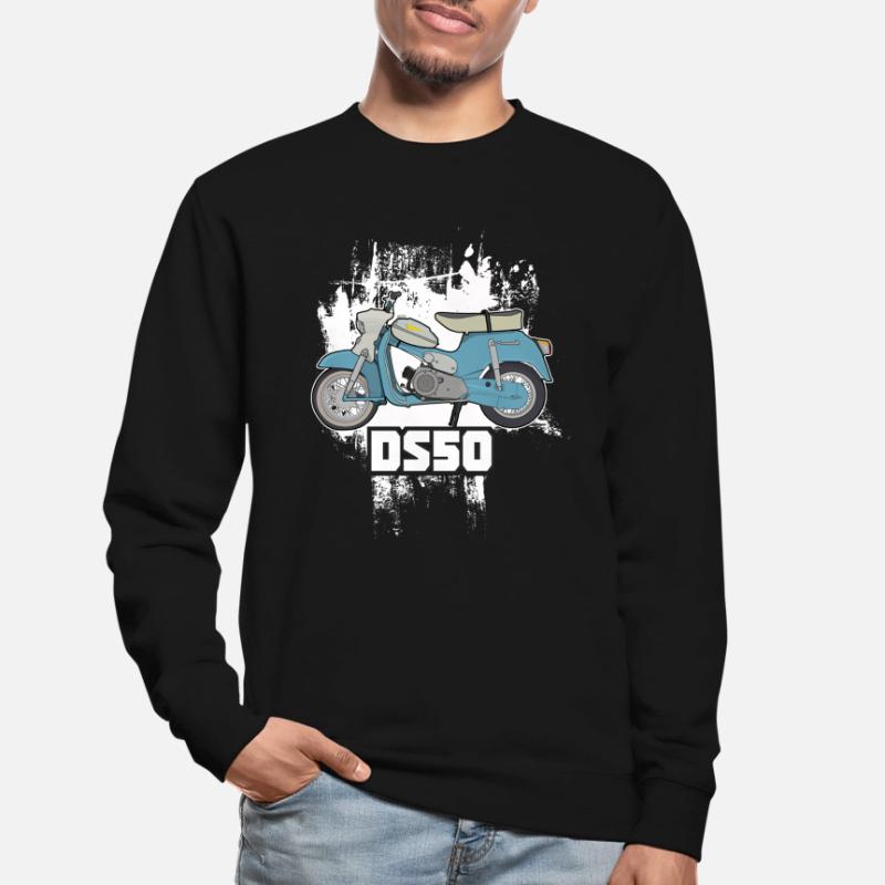 DS50 / Schwalbenfahrer / Ostalgie / Mofa Oldtimer Sweat-shirt Unisexe