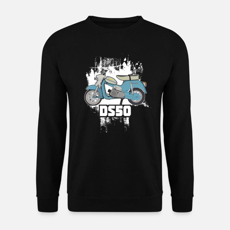 DS50 / Schwalbenfahrer / Ostalgie / Mofa Oldtimer - Unisex Sweatshirt - black