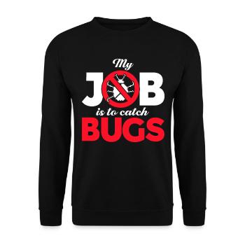 QA Engineer QA Tester Software Tester - Unisex Sweatshirt - black - Front - Alina (178cm) & Michal (187cm)