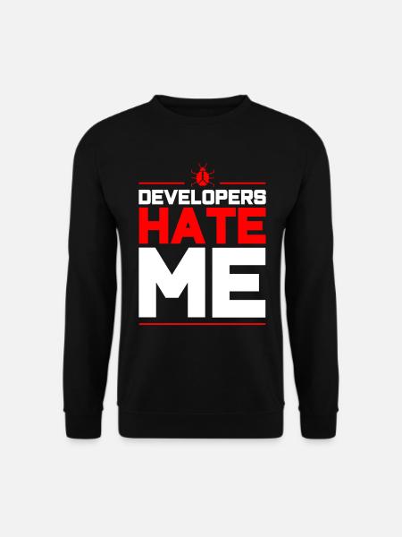 QA Ingenieur QA Tester Software Tester - Unisex Pullover - Schwarz