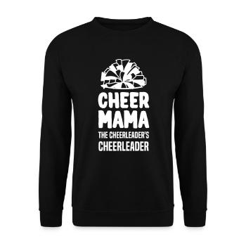 Cheer Mama La pom-pom girl de la pom-pom girl - Sweat-shirt Unisexe - noir - Devant - Alina (178cm) & Michal (187cm)