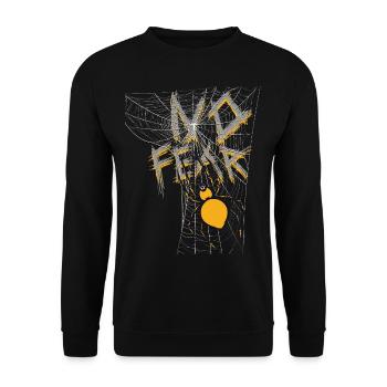 Araignée - Pas de peur - Sweat-shirt Unisexe - noir - Devant - Alina (178cm) & Michal (187cm)