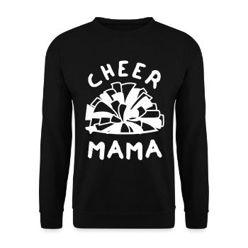 Cheer Mom - Unisex Pullover - Schwarz - Vorne - Alina (178cm) & Michal (187cm)