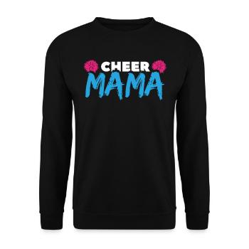 Cheer Mom - Unisex Pullover - Schwarz - Vorne - Alina (178cm) & Michal (187cm)