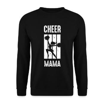 Cheer Mom - Unisex Pullover - Schwarz - Vorne - Alina (178cm) & Michal (187cm)
