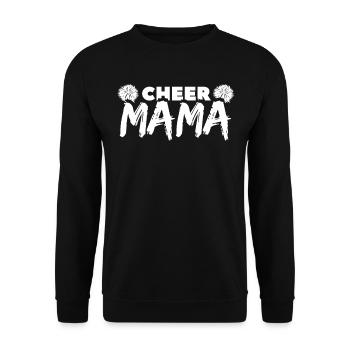 Cheer Mom - Unisex Pullover - Schwarz - Vorne - Alina (178cm) & Michal (187cm)