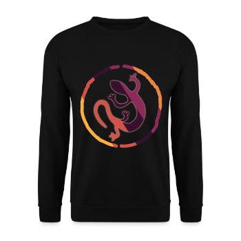 Africa Lovers Tradition Voyage Safari - Sweat-shirt Unisexe - noir - Devant - Alina (178cm) & Michal (187cm)