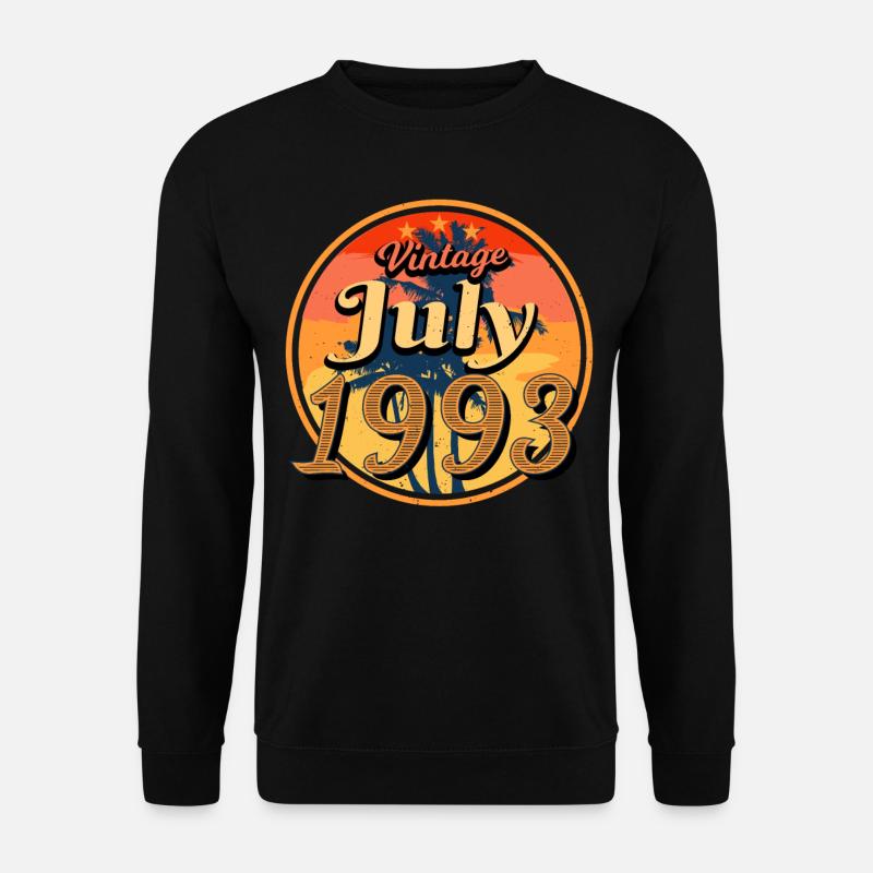 1993 July gift idea - Unisex Sweatshirt - black
