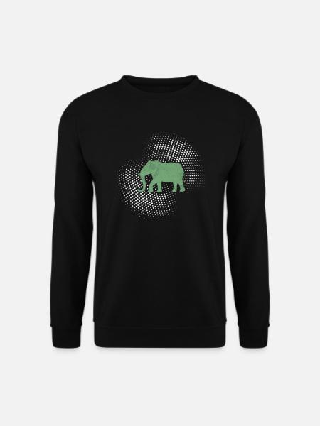 Elephant - Unisex Sweatshirt - black