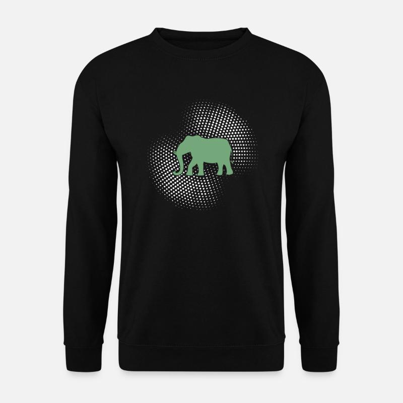 Elephant - Unisex Sweatshirt - black