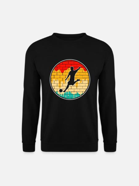 Fußball Retro - Unisex Pullover - Schwarz