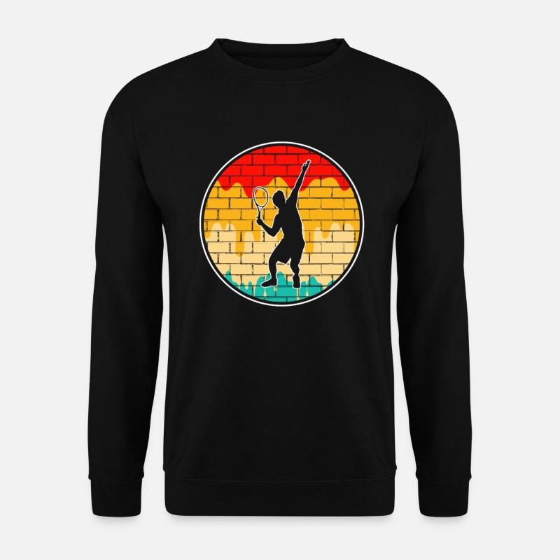 Tennis Retro - Unisex Sweatshirt - black