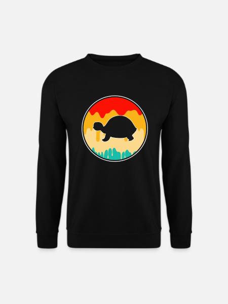 Turtle Retro - Unisex Sweatshirt - black