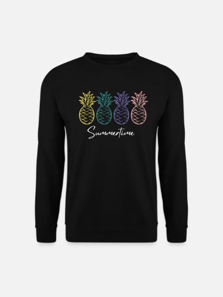 Summertime Summer Shirt Women Men - Unisex Sweatshirt - black
