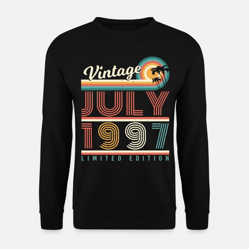 Birthday greeting July 1997 - Unisex Sweatshirt - black