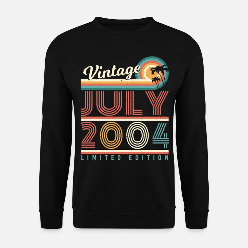 18th birthday July 2004 - Unisex Sweatshirt - black