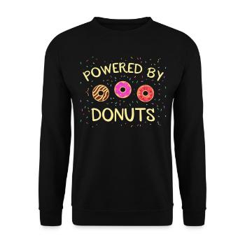 Cupcake Design für Konditor | Cupcake Dealer - Unisex Pullover - Schwarz - Vorne - Alina (178cm) & Michal (187cm)