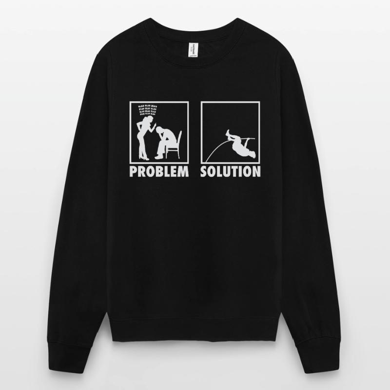 Athletics Athletes Statement Problem Solution. Unisex Pullover