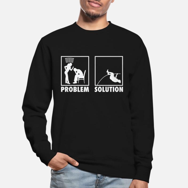 Athletics Athletes Statement Problem Solution. Unisex Pullover