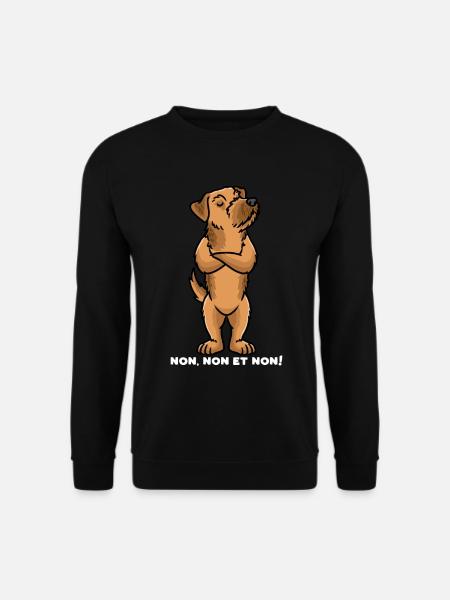 Westfalenterrier Chien Têtu Non - Sweat-shirt Unisexe - noir