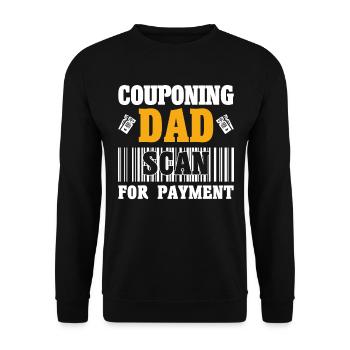 Coupon Shopper Discount Couponer Discount Sale - Unisex Sweatshirt - black - Front - Alina (178cm) & Michal (187cm)