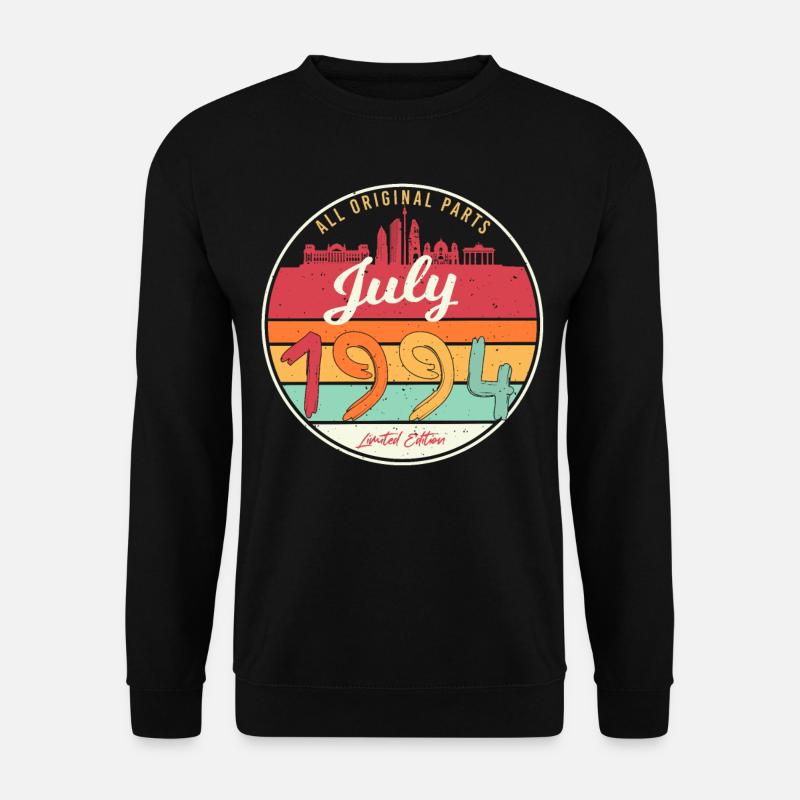 July 1994 Birthday greeting - Unisex Sweatshirt - black