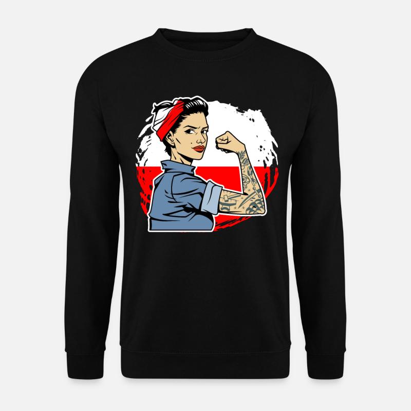 Polska Pole Polish Polish - Unisex Sweatshirt - black